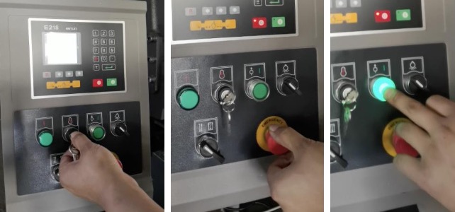 hydraulic shearing machine NC control panel hidrolik kesme makinesi NC kontrol paneli