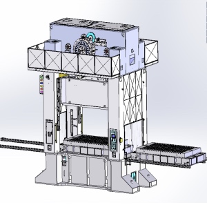Hareketli dişli pres masası