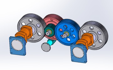 d&uuml;z yan krank pres şanzımanı