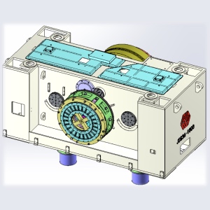 İki nokta dişli pres tacı