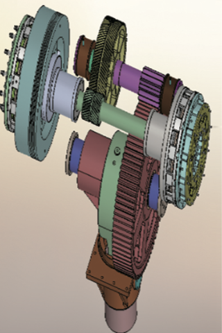 Tek nokta eksantrik dişli şanzımanı