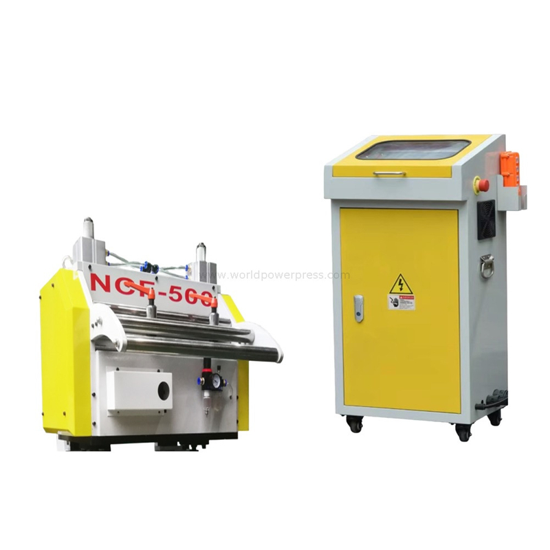 4,5 mm'ye kadar metal şerit kalınlığını beslemek için servo bobin besleyici